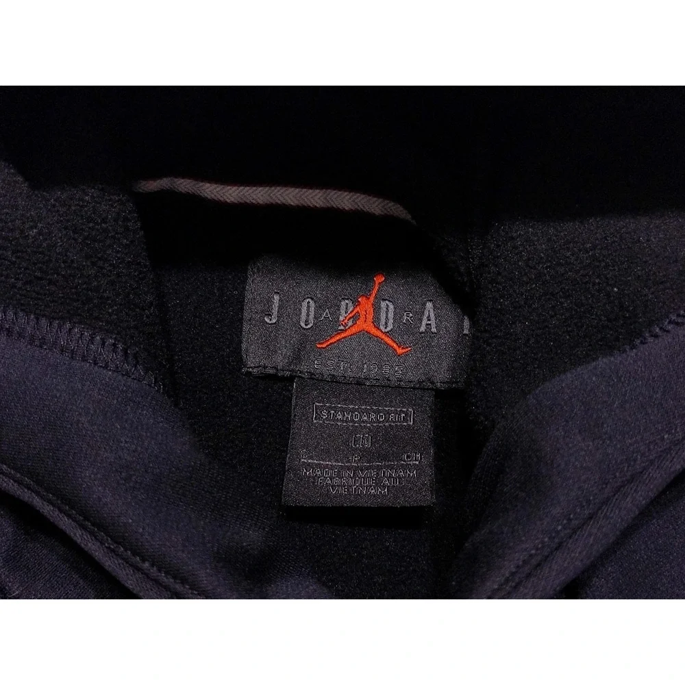NIKE Air Jordan Pullover Hoodie Jacket CK6792 Black Men's‎ Small S